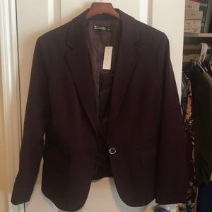 Burgundy Blazer size 14